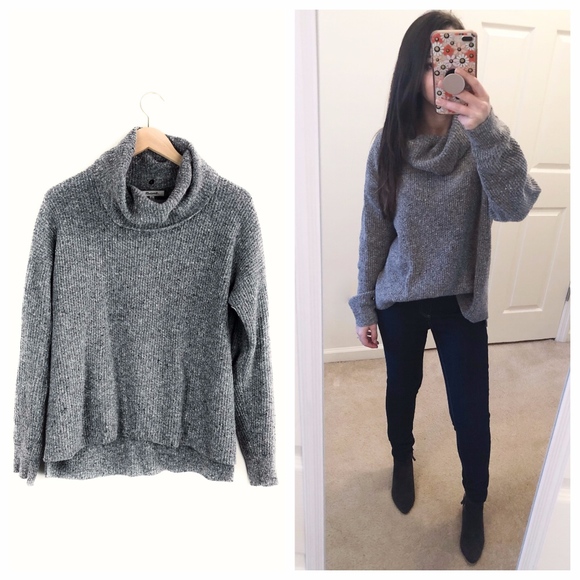 Madewell Sweaters - MADEWELL Convertible Turtleneck Sweater